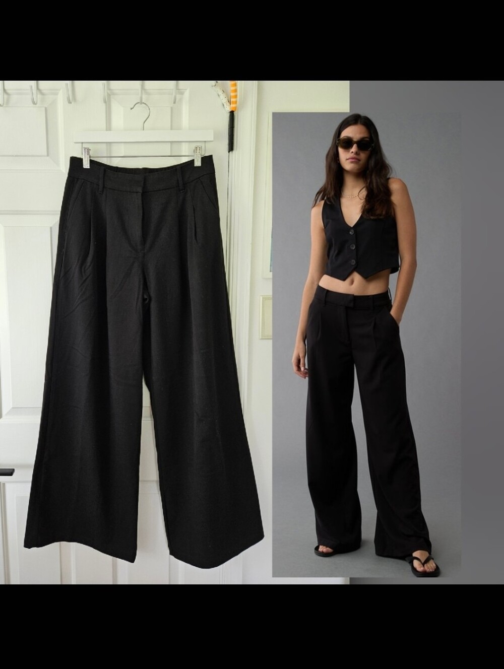 AE Stretch Extreme Wide Leg Poppy Trouser | 4 Long
